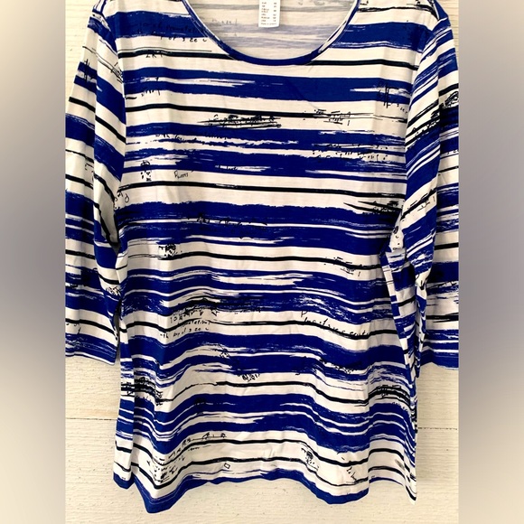 Scoop neck top by Collection L.  Size 14. *NEW*. - Picture 3 of 9